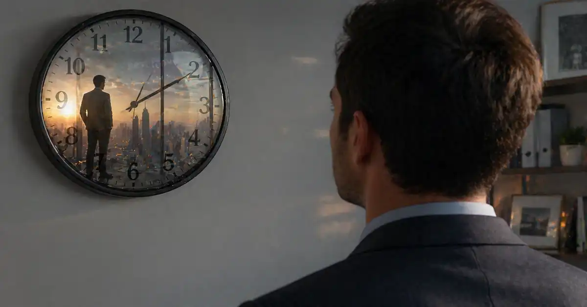 Professional reflecting on whether staying another year at their job will change anything