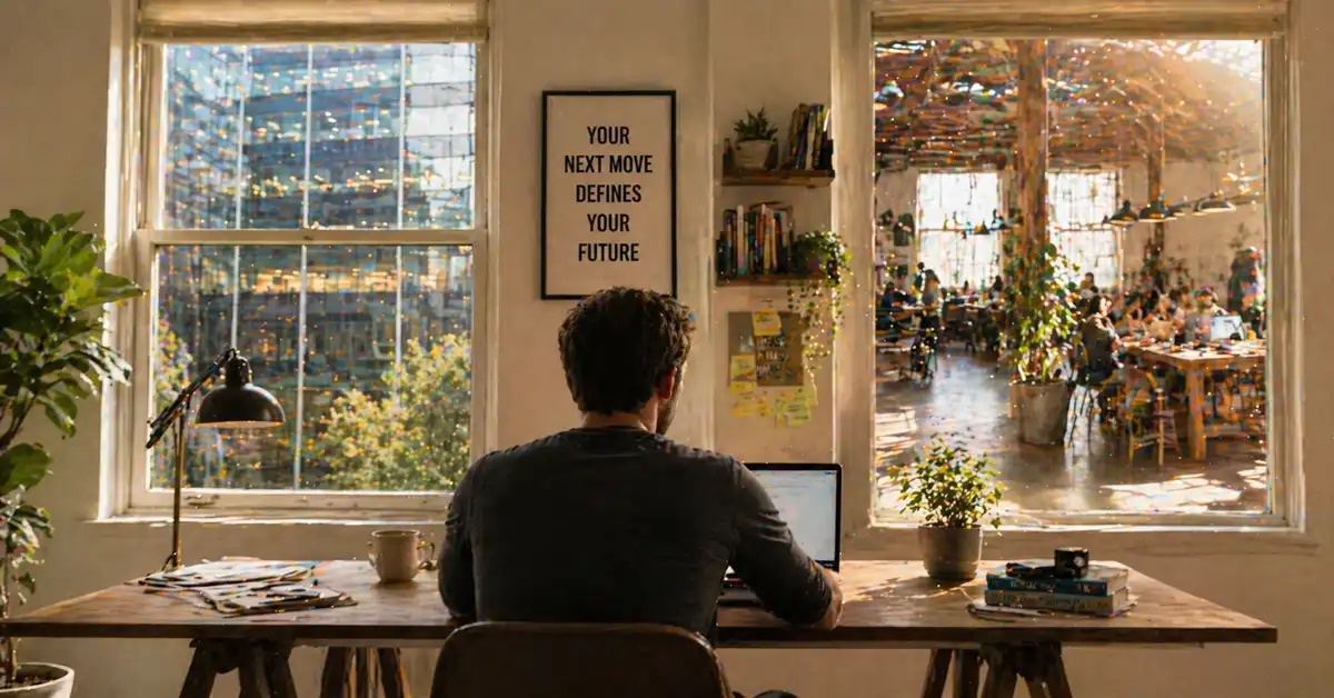 Entrepreneur weighing the transition from employment to running their own business